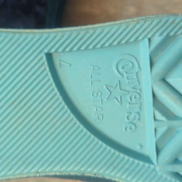 Converse Chuck Taylor Allstar Platform OX x Miley Cirus Gnarly Blue Sneakers - Picture 10 of 10